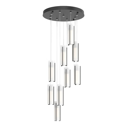 Hubbardton Forge Exos 9 Light 21" Wide Multi Light Pendant