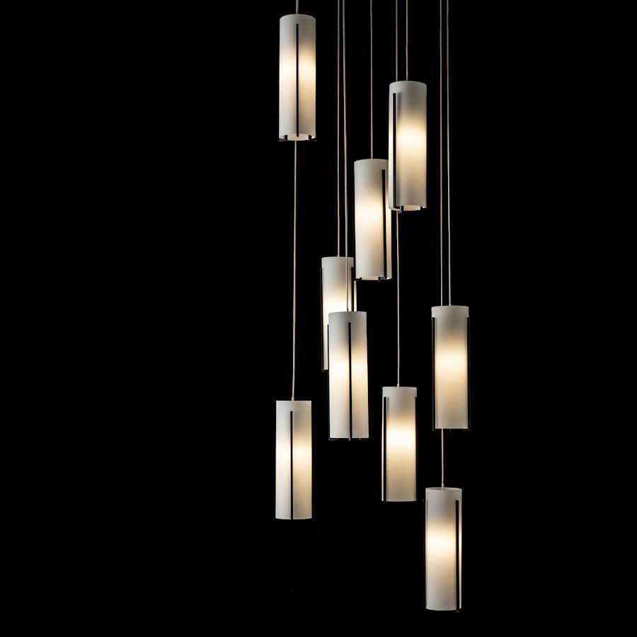 Hubbardton Forge Exos 9 Light 21" Wide Multi Light Pendant