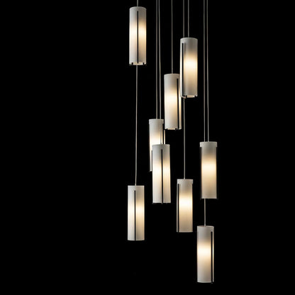 Hubbardton Forge Exos 9 Light 21" Wide Multi Light Pendant