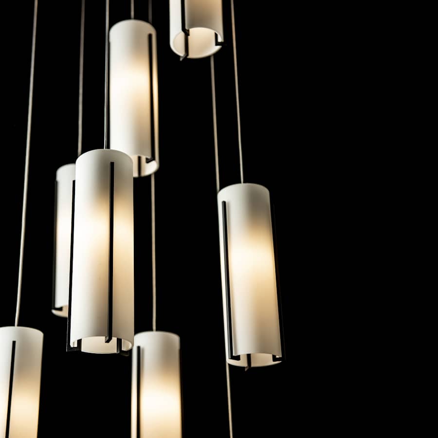 Hubbardton Forge Exos 9 Light 21" Wide Multi Light Pendant