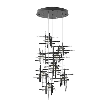 Hubbardton Forge Tura 9 Light 30" Wide Multi Light Pendant