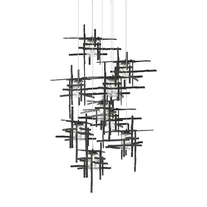Hubbardton Forge Tura 9 Light 30" Wide Multi Light Pendant
