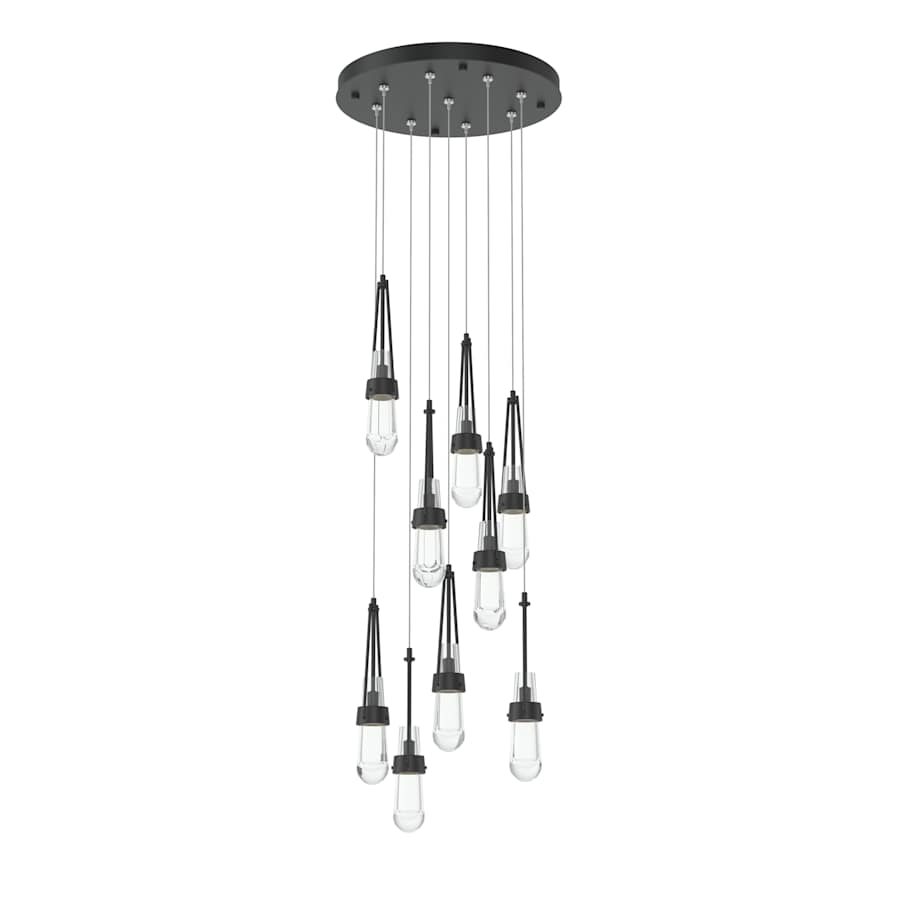 Hubbardton Forge Link 9 Light 21" Wide Multi Light Pendant