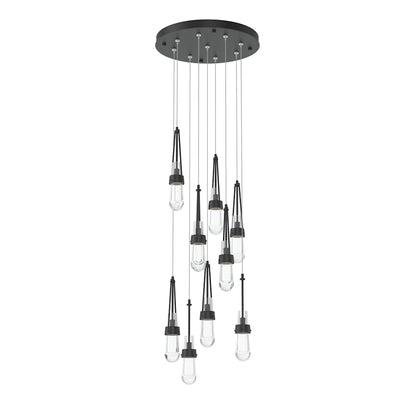 Hubbardton Forge Link 9 Light 21" Wide Multi Light Pendant