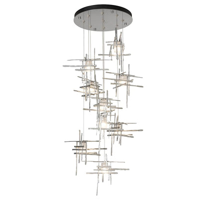 Hubbardton Forge Tura 9 Light 30" Wide LED Multi Light Pendant