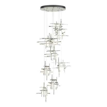 Hubbardton Forge Tura 9 Light 30" Wide LED Multi Light Pendant