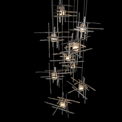 Hubbardton Forge Tura 9 Light 30" Wide LED Multi Light Pendant