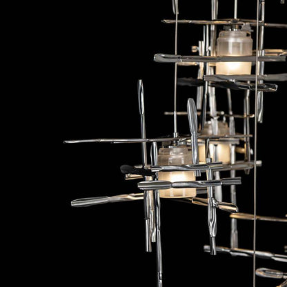 Hubbardton Forge Tura 9 Light 30" Wide LED Multi Light Pendant