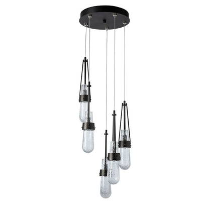 Hubbardton Forge Link 5 Light 13" Wide Multi Light Pendant