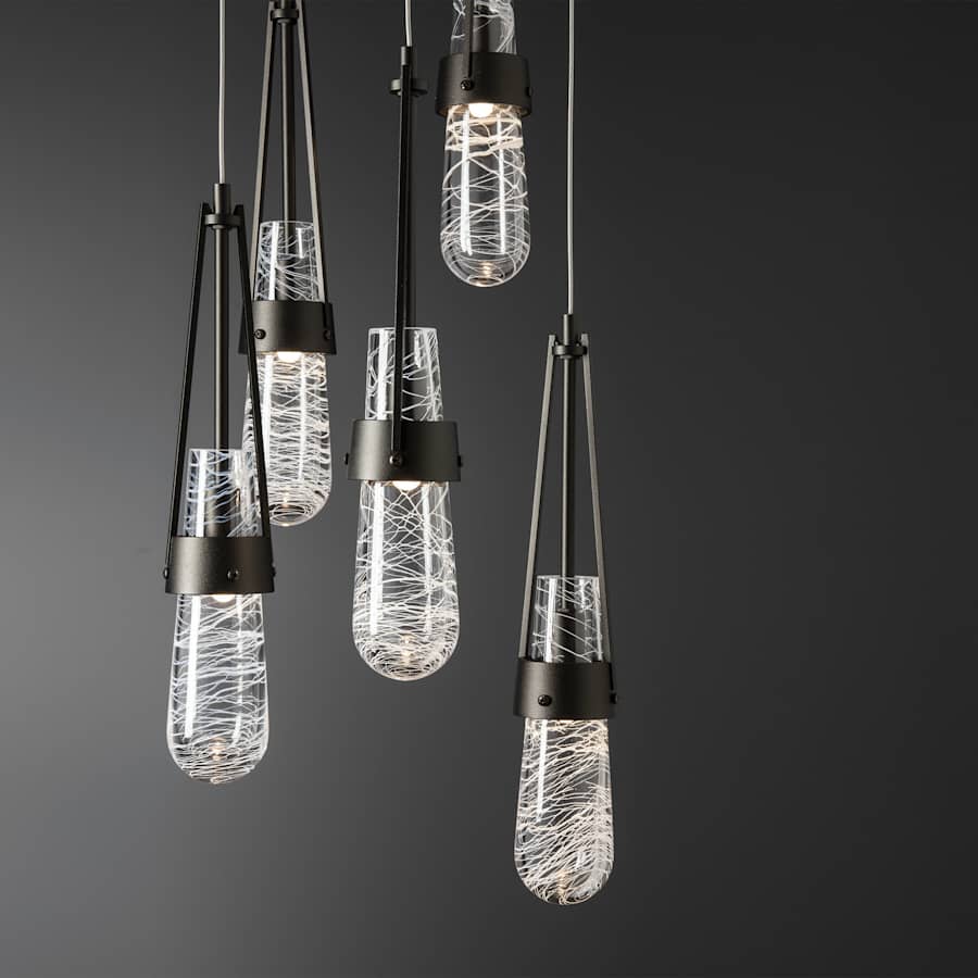 Hubbardton Forge Link 5 Light 13" Wide Multi Light Pendant