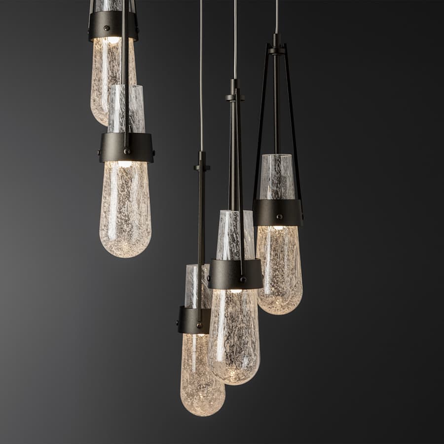 Hubbardton Forge Link 5 Light 13" Wide Multi Light Pendant