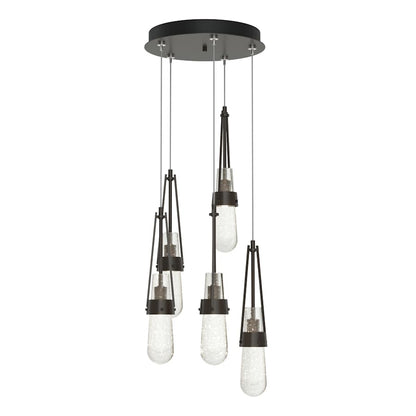 Hubbardton Forge Link 5 Light 13" Wide Multi Light Pendant