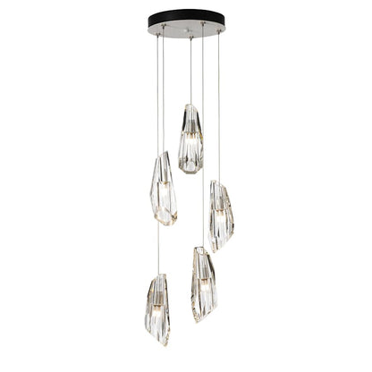 Hubbardton Forge Luma 5 Light 15" Wide LED Multi Light Pendant