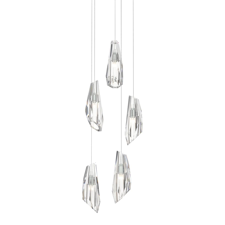 Hubbardton Forge Luma 5 Light 15" Wide LED Multi Light Pendant