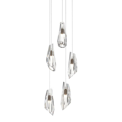 Hubbardton Forge Luma 5 Light 15" Wide LED Multi Light Pendant
