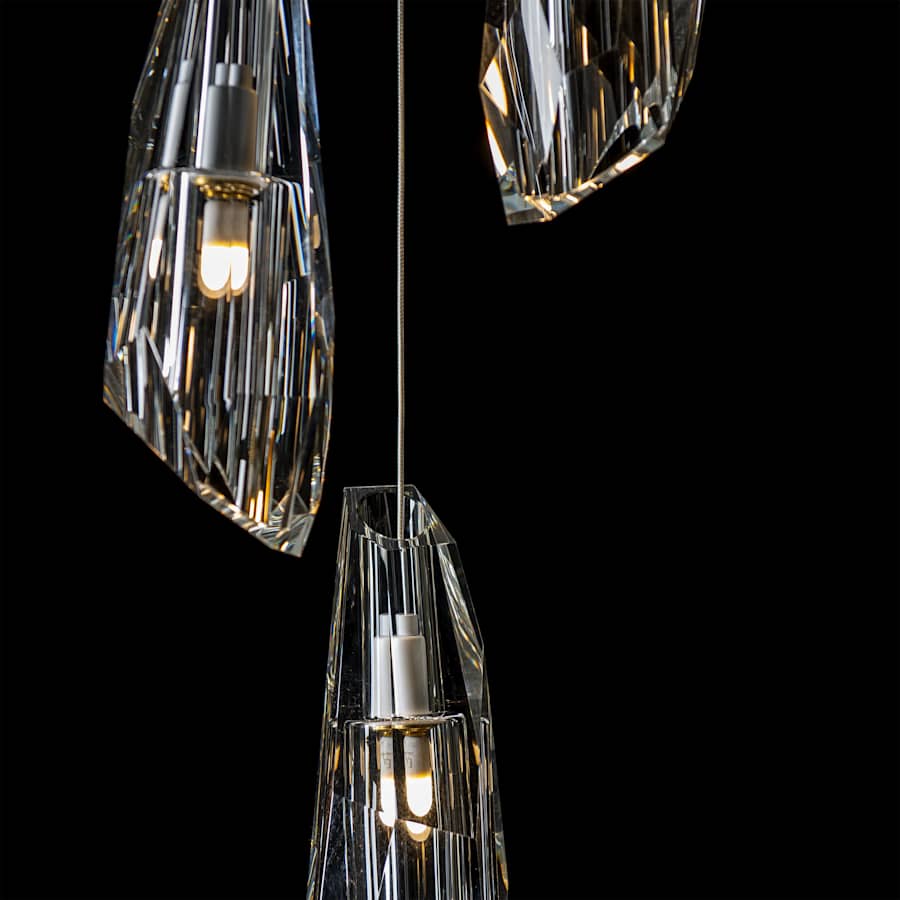 Hubbardton Forge Luma 5 Light 15" Wide LED Multi Light Pendant