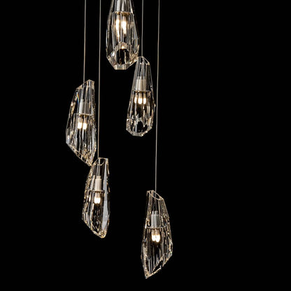 Hubbardton Forge Luma 5 Light 15" Wide LED Multi Light Pendant