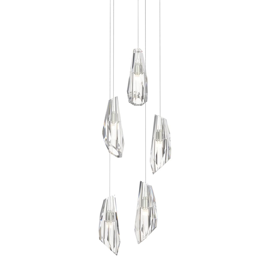 Hubbardton Forge Luma 5 Light 15" Wide LED Multi Light Pendant