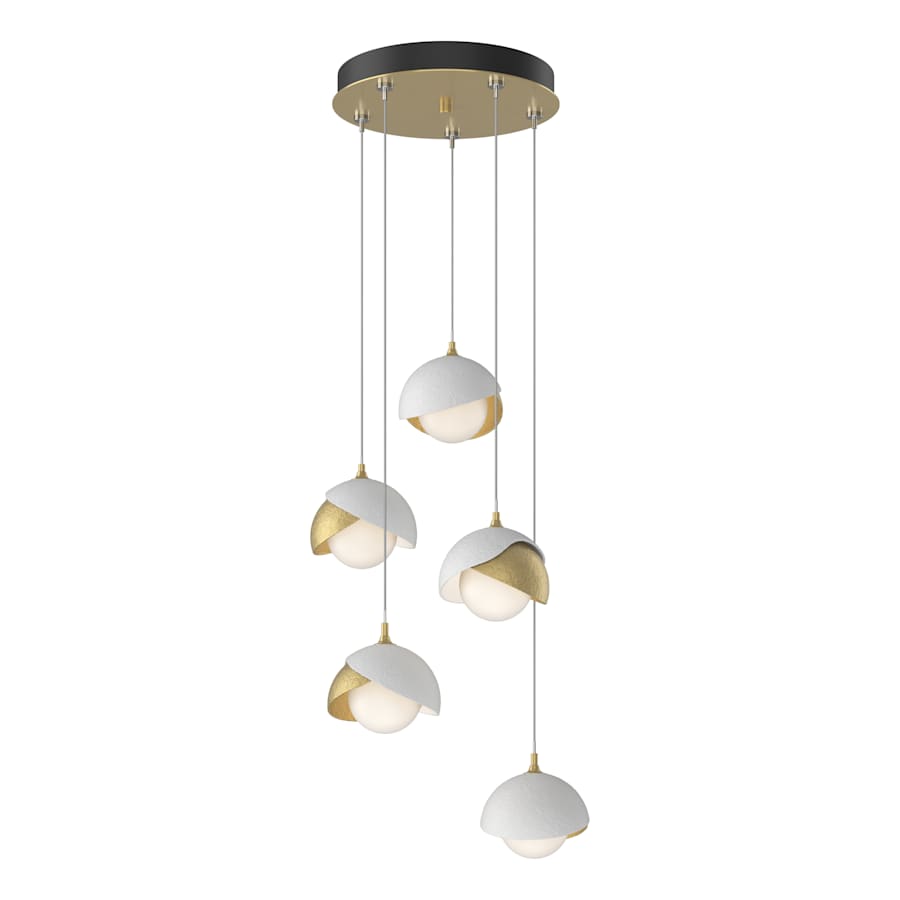 Hubbardton Forge Brooklyn 5 Light 16" Wide Multi Light Pendant