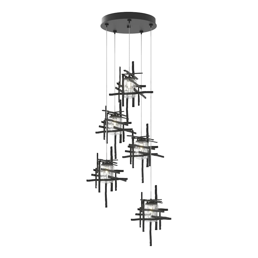 Hubbardton Forge Tura 5 Light 28" Wide Multi Light Pendant