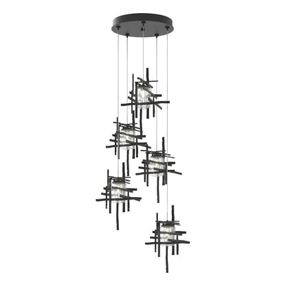 Hubbardton Forge Tura 5 Light 28" Wide Multi Light Pendant