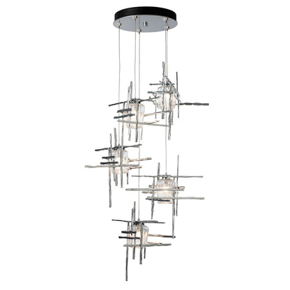 Hubbardton Forge Tura 5 Light 28" Wide Multi Light Pendant