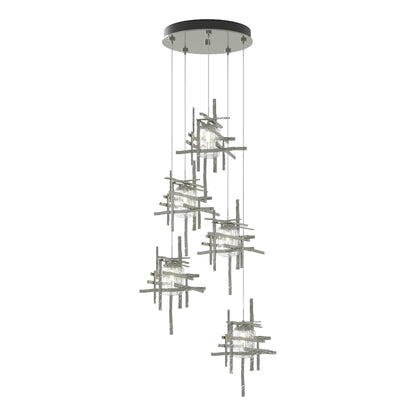 Hubbardton Forge Tura 5 Light 28" Wide Multi Light Pendant