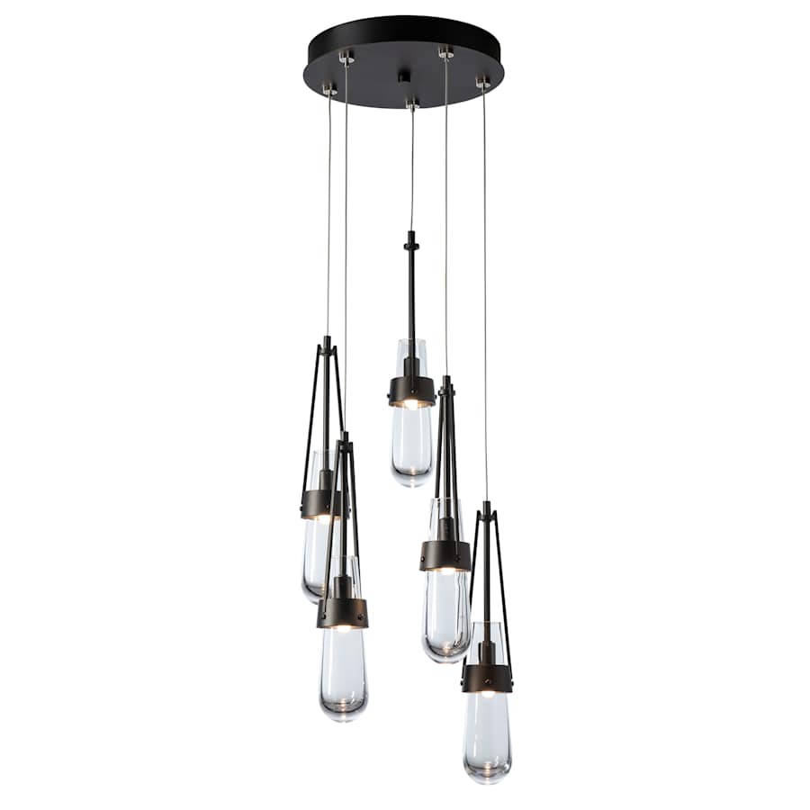 Hubbardton Forge Link 5 Light 13" Wide Multi Light Pendant