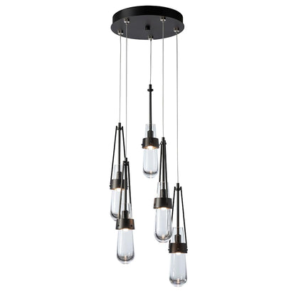 Hubbardton Forge Link 5 Light 13" Wide Multi Light Pendant