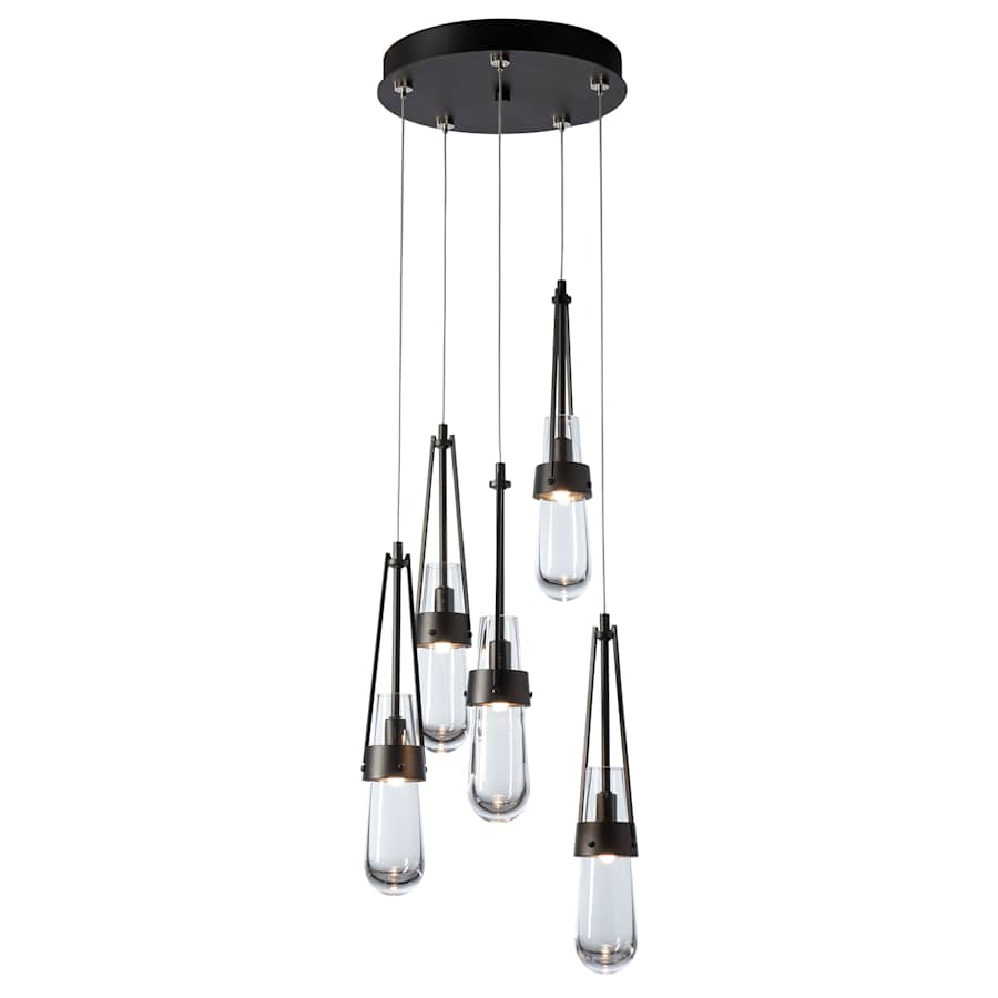Hubbardton Forge Link 5 Light 13" Wide Multi Light Pendant