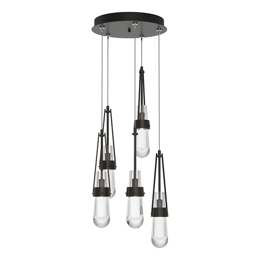 Hubbardton Forge Link 5 Light 13" Wide Multi Light Pendant