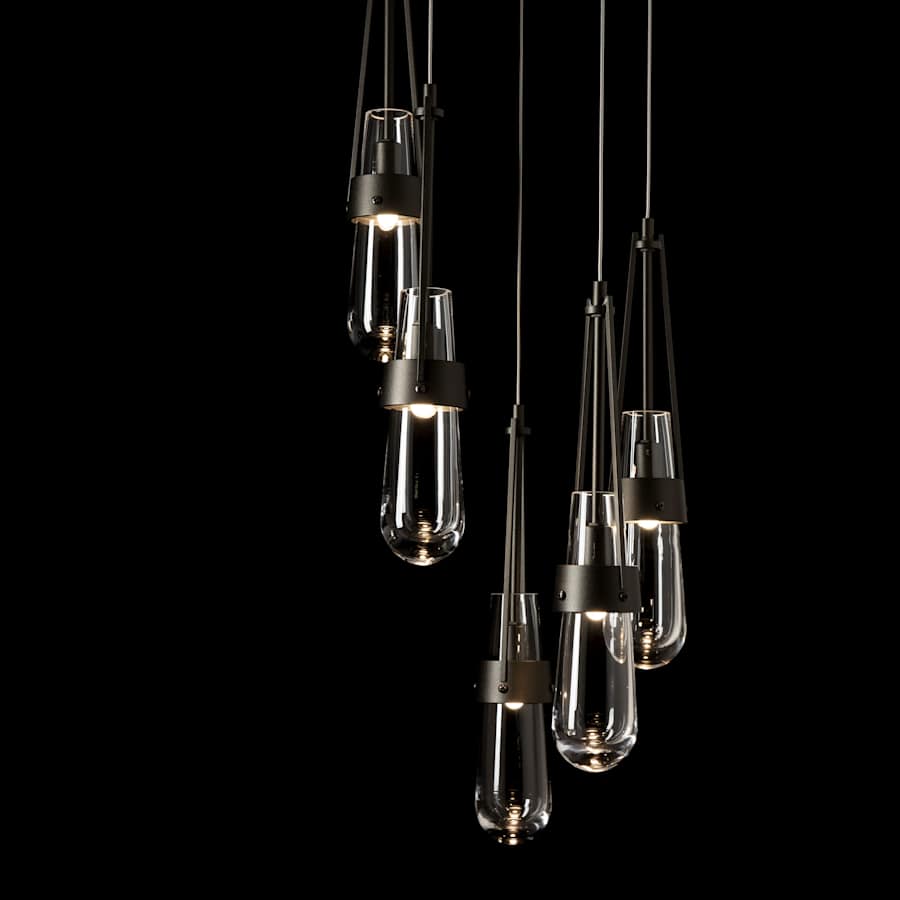 Hubbardton Forge Link 5 Light 13" Wide Multi Light Pendant
