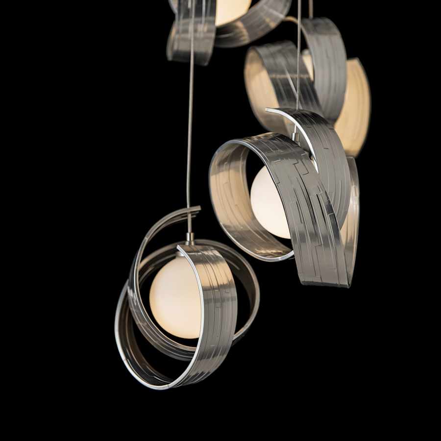 Hubbardton Forge Riza 5 Light 20" Wide Multi Light Pendant