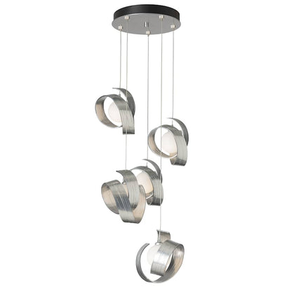 Hubbardton Forge Riza 5 Light 20" Wide Multi Light Pendant