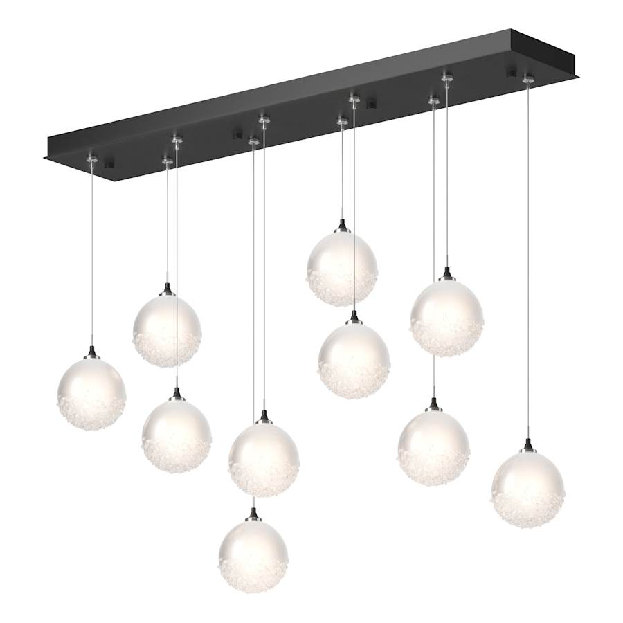 Hubbardton Forge Fritz 10 Light 45" Wide Suspension Linear Pendant