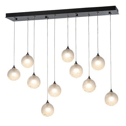 Hubbardton Forge Fritz 10 Light 45" Wide Suspension Linear Pendant
