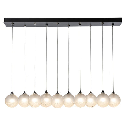 Hubbardton Forge Fritz 10 Light 45" Wide Suspension Linear Pendant