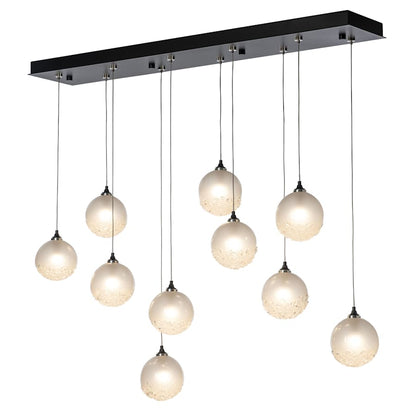 Hubbardton Forge Fritz 10 Light 45" Wide Suspension Linear Pendant