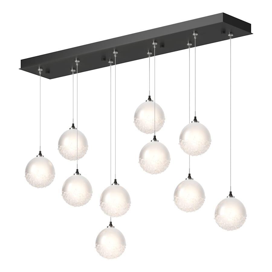 Hubbardton Forge Fritz 10 Light 45" Wide Suspension Linear Pendant