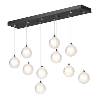 Hubbardton Forge Fritz 10 Light 45" Wide Suspension Linear Pendant
