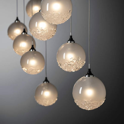 Hubbardton Forge Fritz 10 Light 45" Wide Suspension Linear Pendant