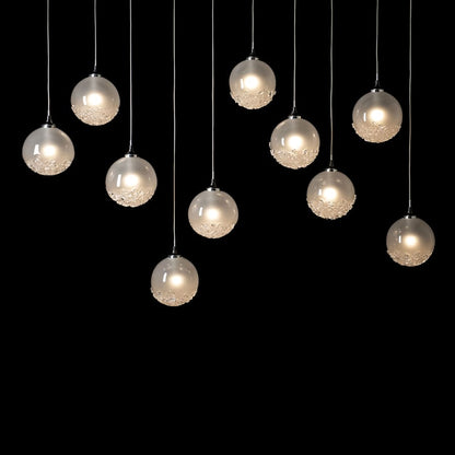 Hubbardton Forge Fritz 10 Light 45" Wide Suspension Linear Pendant