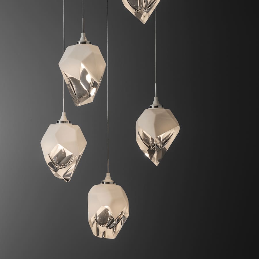 Hubbardton Forge Chrysalis 5 Light 15" Wide Multi Light Pendant