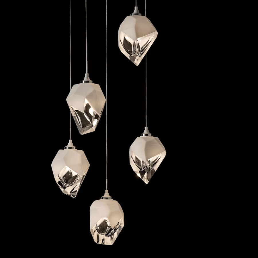 Hubbardton Forge Chrysalis 5 Light 15" Wide Multi Light Pendant