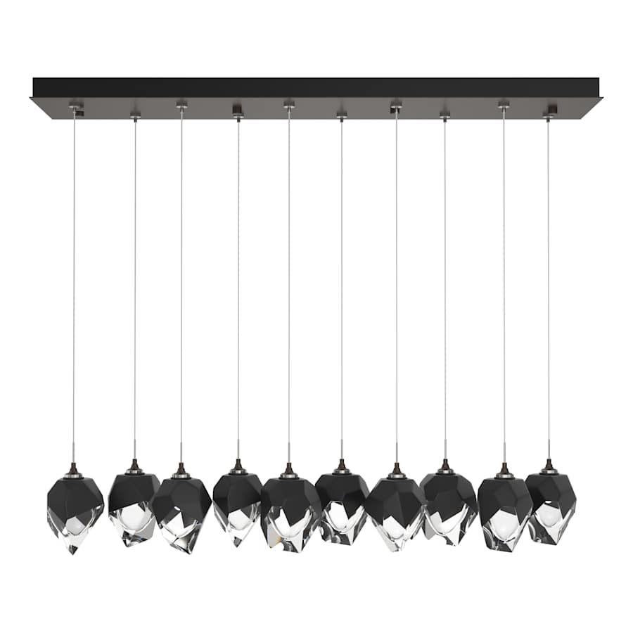 Hubbardton Forge Chrysalis 10 Light 45" Wide Linear Pendant