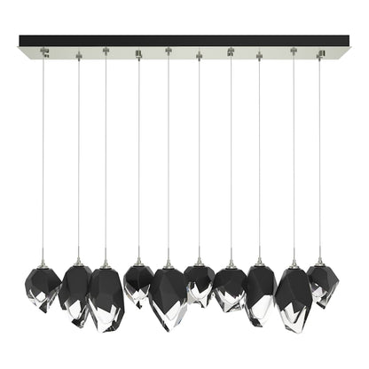 Hubbardton Forge Chrysalis 10 Light 45" Wide Linear Pendant
