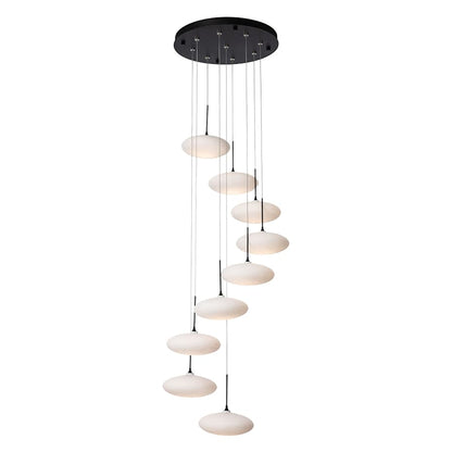 Hubbardton Forge Clouds 9 Light 24" Wide Multi Light Pendant