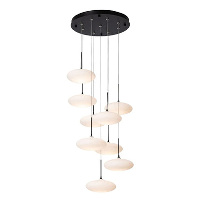 Hubbardton Forge Clouds 9 Light 24" Wide Multi Light Pendant