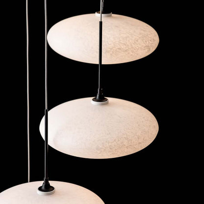 Hubbardton Forge Clouds 9 Light 24" Wide Multi Light Pendant