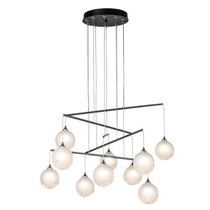 Hubbardton Forge Fritz 10 Light 38" Wide Multi Light Pendant